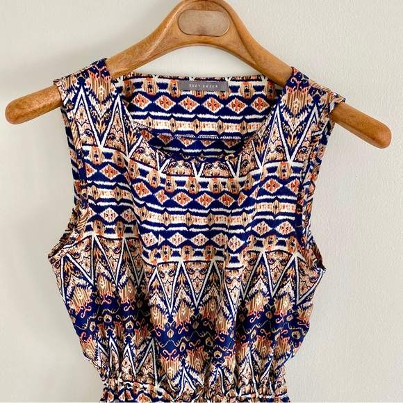Suzy Shier Aztec Sleeveless Dress - Picture 2 of 5